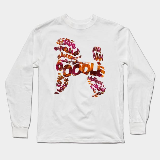 Poodle Long Sleeve T-Shirt by inspirowl